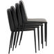 Renee Dillon Stratus / Dillon Black Stackable Dining Chair, Set Of 2